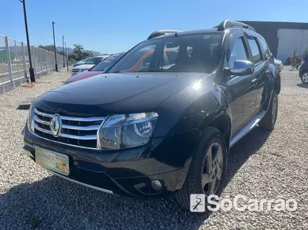 Renault DUSTER DYNAMIQUE 1.6 16V HIFLEX na cor Preta em Criciúma / SC - 6934515