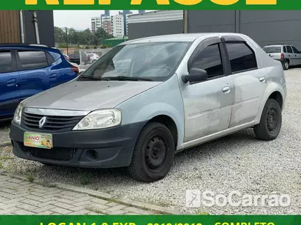 Renault LOGAN EXPRESSION UP 1.0 16V HIFLEX na cor Prata em Criciúma / SC - 6989255