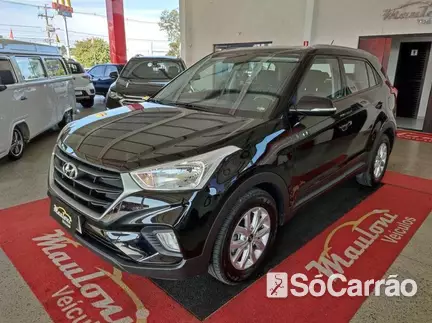 Hyundai CRETA ACTION 1.6 16V AT6 na cor Preta em São José dos Pinhais / PR - 6577350