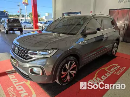 Volkswagen T-CROSS HIGHLINE 250 1.4 TSI AT na cor Cinza em São José dos Pinhais / PR - 6795581