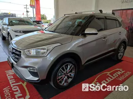 Hyundai CRETA PULSE 1.6 16V AT6 na cor Prata em São José dos Pinhais / PR - 6940951