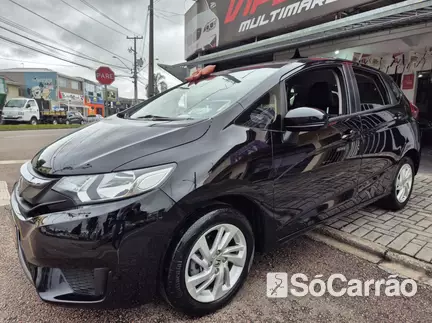 Honda FIT LX 1.5 16V CVT FLEXONE na cor Preta em Curitiba / PR - 6321531
