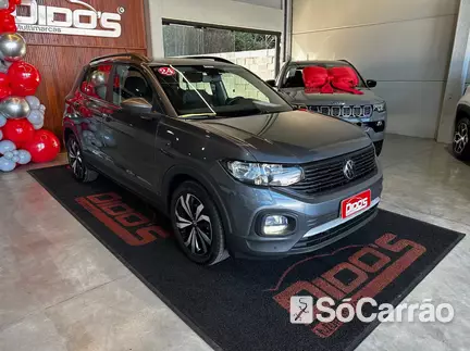 Volkswagen T-CROSS 200 1.0 TSI AT6 na cor Cinza no Gravataí / RS - 6954593