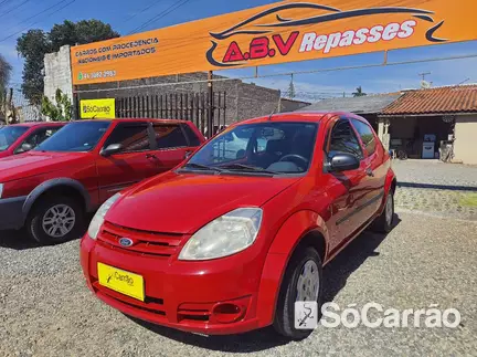 Ford KA KA 1.0 8V na cor Vermelha em Curitiba / PR - 6866920