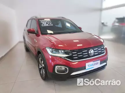 Volkswagen T-CROSS HIGHLINE 250 1.4 TSI AT6 na cor Vermelha em Curitiba / PR - 6707078