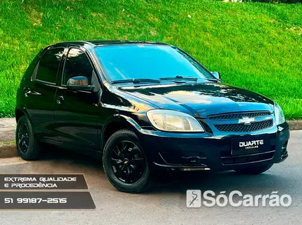 Chevrolet CELTA LT 1.0 VHC-E 8V FLEXPOWER na cor Preta no Porto Alegre / RS - 6548385