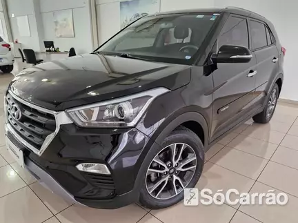 Hyundai CRETA PRESTIGE 2.0 16V AT6 na cor Preta no Porto Alegre / RS - 6656797