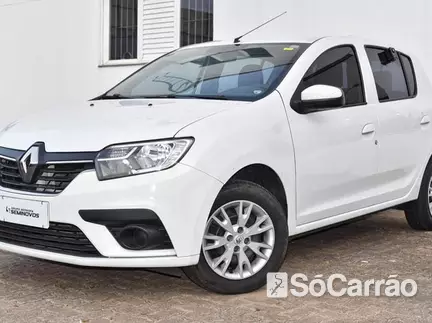 Renault SANDERO ZEN 1.0 12V SCE na cor Branca no Porto Alegre / RS - 6802194