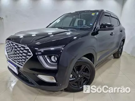 Hyundai CRETA COMFORT 1.0 12V T-GDI AT na cor Preta no Porto Alegre / RS - 6894455