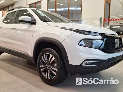 Fiat TORO FREEDOM 1.3 T270 AT6 FLEX na cor Branca em Curitiba / PR - 6975015