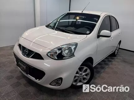 Nissan MARCH RIO 2016 1.6 16V FLEXSTART na cor Branca em Curitiba / PR - 6731649