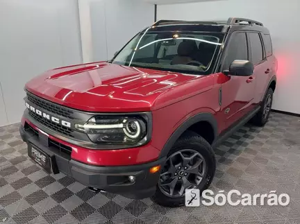 Ford BRONCO SPORT WILDTRAK AWD 2.0 ECOBOOST GTDI AT na cor Vermelha em Curitiba / PR - 6856115