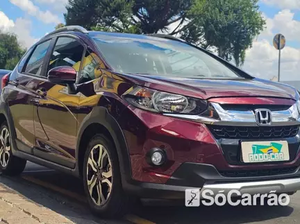 Honda WR-V EXL 1.5 16V CVT FLEXONE na cor Vermelha em Ponta Grossa / PR - 6532359