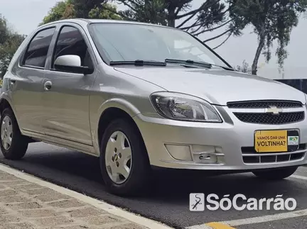 Chevrolet CELTA LT 1.0 VHC-E 8V FLEXPOWER na cor Prata em Ponta Grossa / PR - 6777449