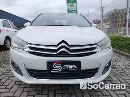 Citroen C4 LOUNGE EXCLUSIVE THP 1.6 16V TIP na cor Branca em Curitiba / PR - 6936736