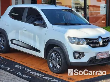 Renault KWID INTENSE 1.0 12V na cor Branca em Curitiba / PR - 5644003