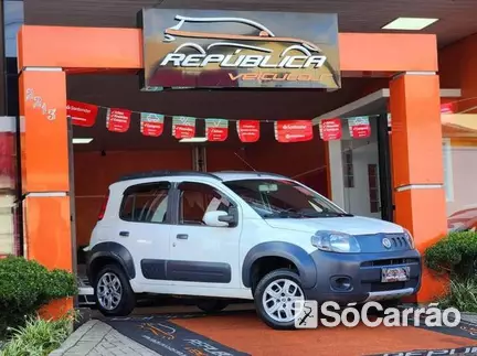 Fiat UNO WAY 1.0 8V EVO na cor Branca em Curitiba / PR - 6706263