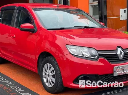 Renault SANDERO EXPRESSION 1.0 16V na cor Vermelha em Curitiba / PR - 6717434