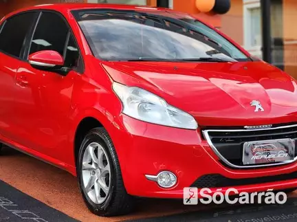 Peugeot 208 ACTIVE 1.6 16V AT6 na cor Vermelha em Curitiba / PR - 6727139