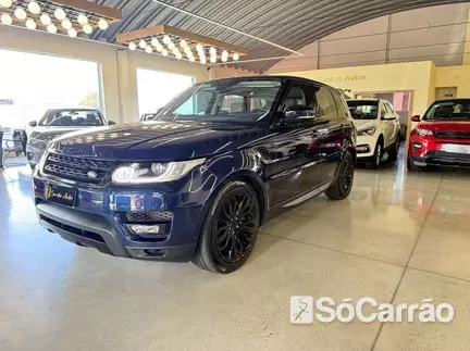 Land Rover RANGE ROVER SPORT AUTOBIOGRAPHY 4X4 3.0 BI-TB SDV6 na cor Azul em Curitiba / PR - 6682360