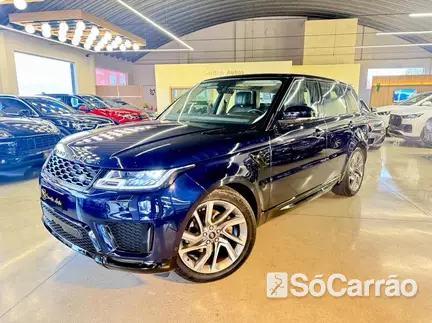 Land Rover RANGE ROVER SPORT HSE 4X4 3.0 S/C V6 na cor Azul em Curitiba / PR - 6718029