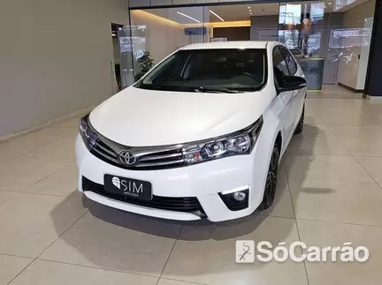 Toyota COROLLA DYNAMIC 2.0 16V CVT na cor Branca no Porto Alegre / RS - 6771525