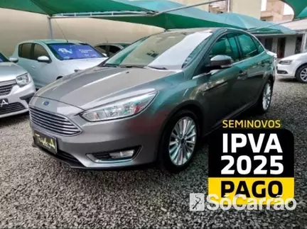 Ford FOCUS TITANIUM 2.0 16V P.SHIFT FLEXONE na cor Cinza no Canoas / RS - 6290645