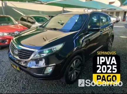 KIA SPORTAGE EX 4X2 2.0 16V AT na cor Preta no Canoas / RS - 6301821
