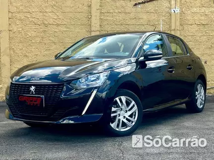 Peugeot 208 ACTIVE 1.6 16V AT6 na cor Preta em Curitiba / PR - 6452141