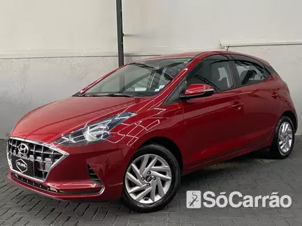 Hyundai HB20 COMFORT (PLUS) 1.0 TGDI 12V AT6 na cor Vermelha em Curitiba / PR - 6784983