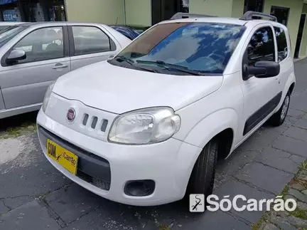 Fiat UNO VIVACE 1.0 8V EVO na cor Branca em Curitiba / PR - 6506697