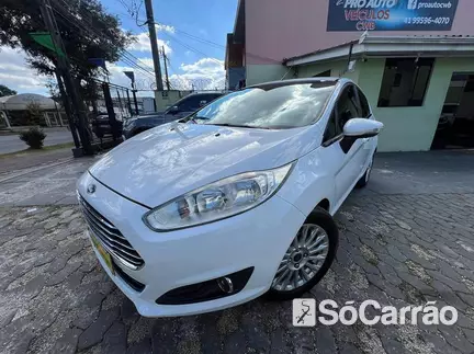 Ford NEW FIESTA TITANIUM 1.6 16V P.SHIFT na cor Branca em Curitiba / PR - 6790293