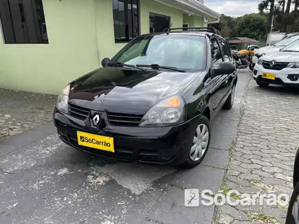 Renault CLIO (CONF) 1.0 16V HIFLEX na cor Preta em Curitiba / PR - 6885294