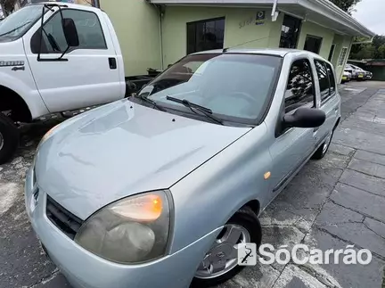Renault CLIO CAMPUS 1.0 16V HIFLEX na cor Prata em Curitiba / PR - 6973654