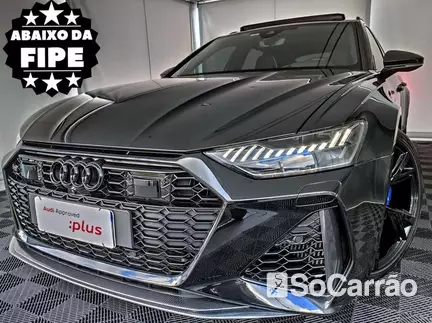 Audi RS6 AVANT 4.2 V8 BI-TB QUATTRO na cor Preta em Curitiba / PR - 6609518