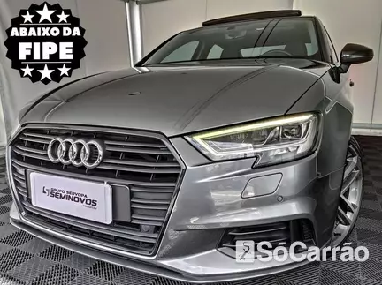 Audi A3 SEDAN PERFORMANCE 2.0 16V TFSI S TRONIC na cor Cinza em Curitiba / PR - 6804223