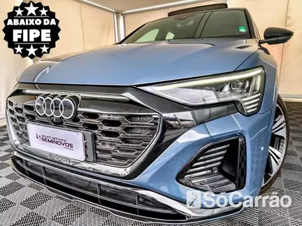 Audi Q8 E-TRON SPORTBACK PERFORMANCE BLACK 95KWH QUATTRO na cor Azul em Curitiba / PR - 6872129