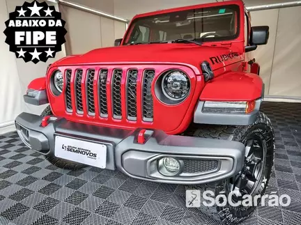 JEEP GLADIATOR RUBICON 4X4 3.6 V6 na cor Vermelha em Curitiba / PR - 6983032