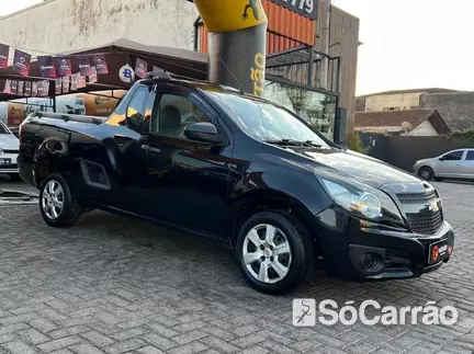 Chevrolet MONTANA (SUPER) 1.8 8V FLEXPOWER na cor Preta em Curitiba / PR - 6791614