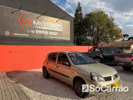 Renault CLIO CLIO CAMPUS 1.0 16V HIFLEX na cor Bege em Curitiba / PR - 6791357