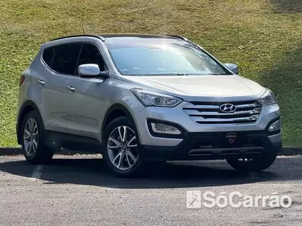Hyundai SANTA FE GLS 7LUG 4WD 3.3 V6 AT na cor Prata em Curitiba / PR - 6824277