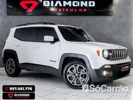 JEEP RENEGADE LONGITUDE 1.8 16V AT6 na cor Branca no Alvorada / RS - 6158334