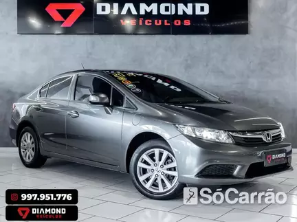 Honda CIVIC LXS 1.8 16V AT na cor Cinza no Alvorada / RS - 6379674