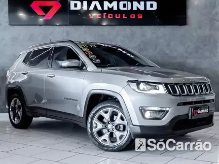 JEEP COMPASS LONGITUDE 4X2 2.0 16V AT6 na cor Prata no Alvorada / RS - 6802062