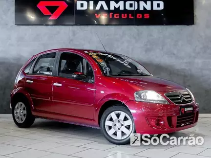 Citroen C3 GLX 1.4 8V na cor Vermelha no Alvorada / RS - 6916225