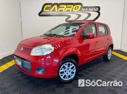 Fiat UNO VIVACE(CELEBRATION6) 1.0 8V EVO na cor Vermelha em Curitiba / PR - 6773678