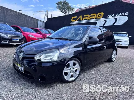 Renault CLIO AUTHENTIQUE 1.0 16V na cor Preta em Curitiba / PR - 6922962