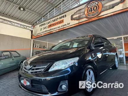 Toyota COROLLA ALTIS 2.0 16V AT na cor Preta em Curitiba / PR - 6742022