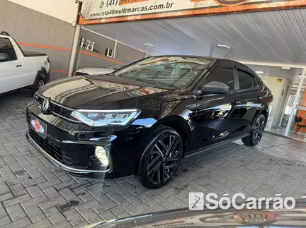 Volkswagen VIRTUS 170 1.0 TSI AT na cor Preta em Curitiba / PR - 6795909
