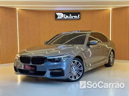 BMW 530E LUXURY AUTO 2.0 16V BI-TB na cor Azul em Curitiba / PR - 6716829
